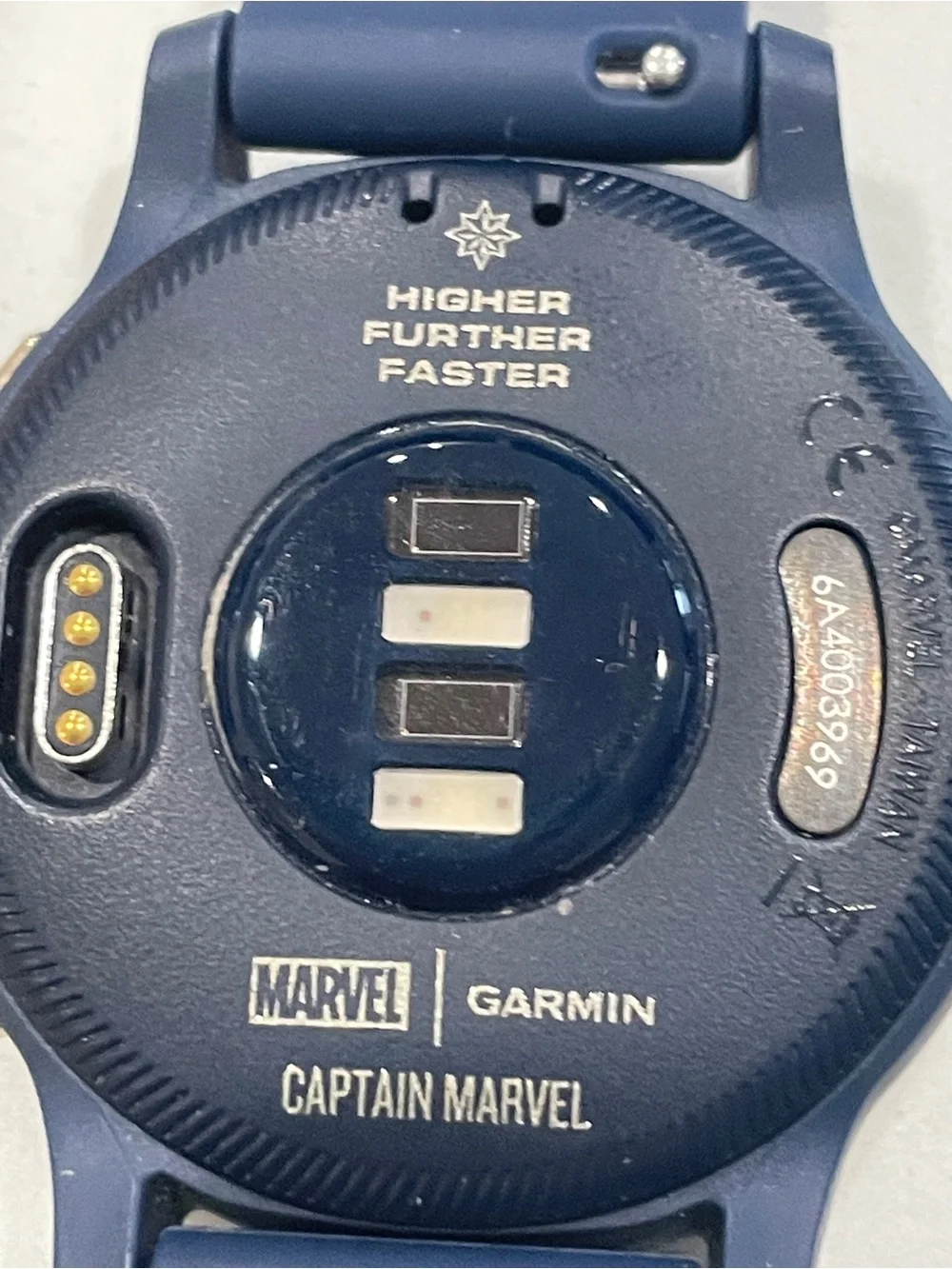 Marvel Captain Marvel Special Edition Watch - Blue with Gold Trim